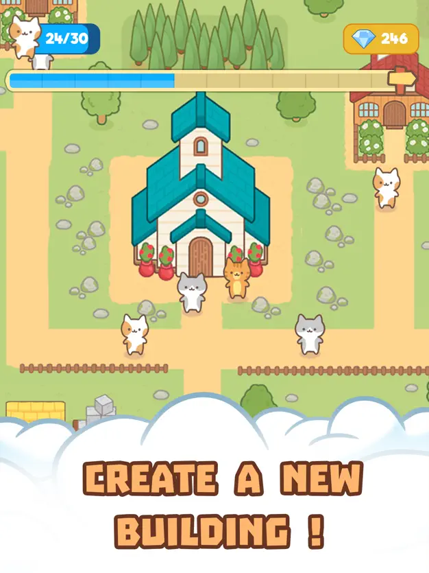 Idle Cat Town Screenshot 2